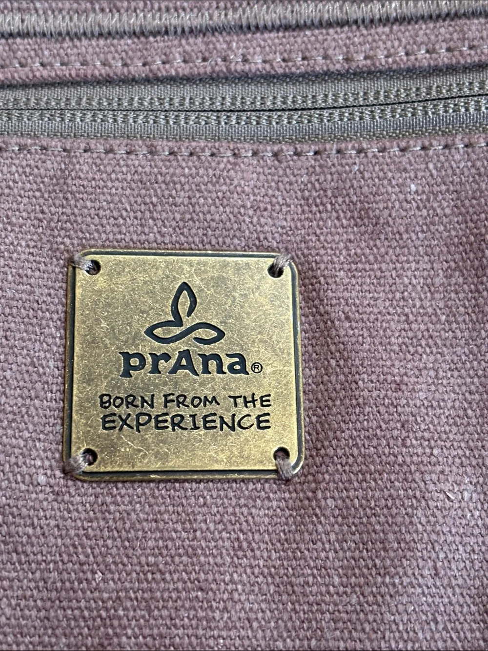 Prana Niko Rucksack Taupe Canvas Drawstring